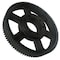 B&B Manufacturing QD112-14M-55, Timing Pulley, Cast Iron, Black Oxide,  QD112-14M-55 - alternate 1